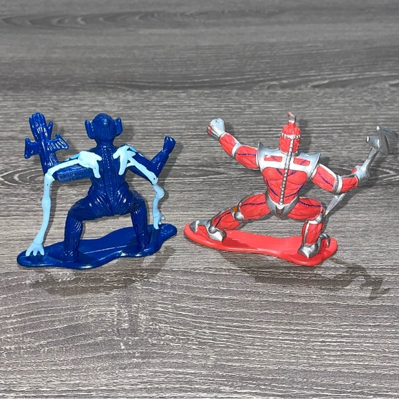 VINTAGE 90s BANDAI POWER RANGERS Lord Zedd & Baboo 3” Pvc Mini Figures - Picture 4 of 6